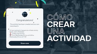 How to create an activity in Playtomic screenshot 3
