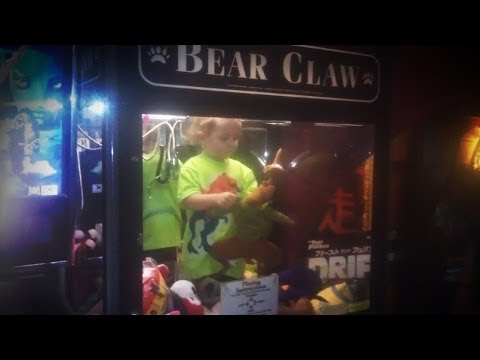 Kid Trapped Inside Claw Machine Game!