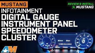 2018-2023 Mustang Infotainment Digital Gauge Instrument Panel Speedometer Cluster Review & Install