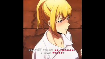 Cha hae blush to see Sung Jinwoo #shorts #sololeveling #anime