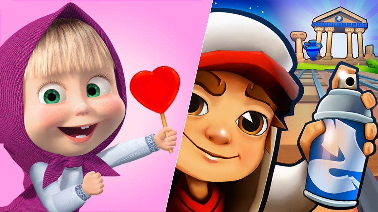 Masha Run And Subway Surfers Mexico New Update Gameplay #5