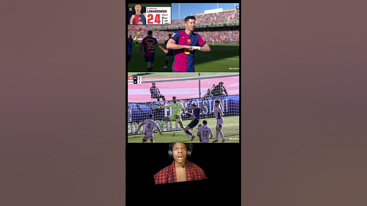 LEWANDOWSKI RESTORES THE LEAD FOR BARCELONA WITH THIS ACROBATIC FINISH! 🔥