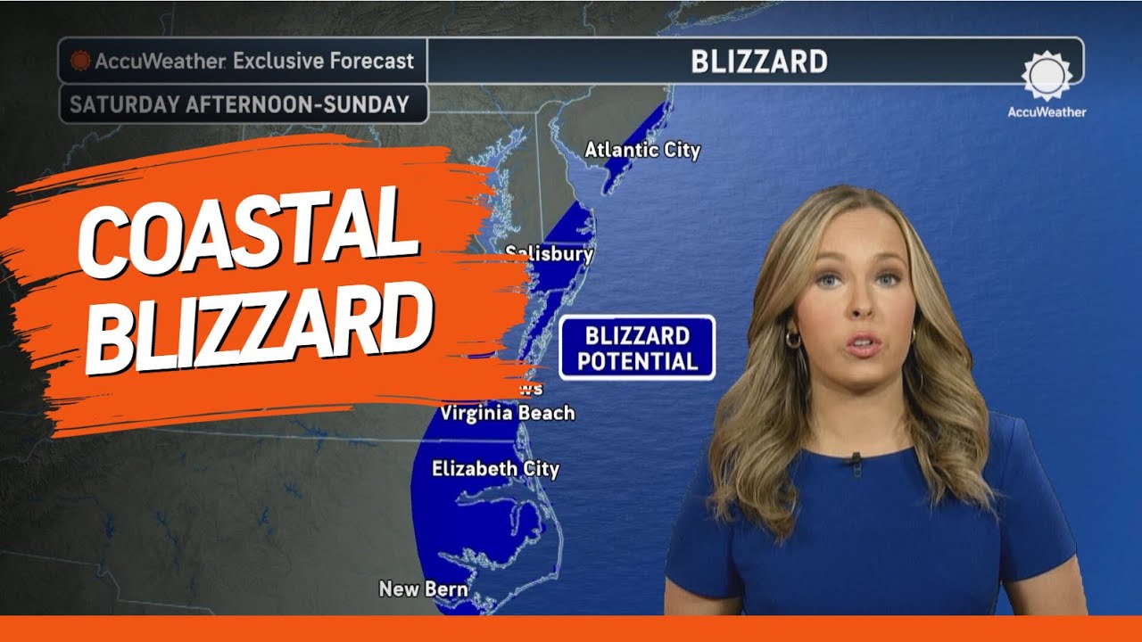Major Blizzard Expected to Hit East Coast This Weekend - YouTube