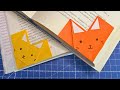 Origami Lesezeichen Katze basteln – Einfaches DIY Origami Katzen-Lesezeichen falten für Anfänger 🐱📚