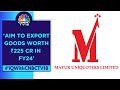 Auto exports will see 3x growth in the next 3 years mayur uniquoters  cnbc tv18