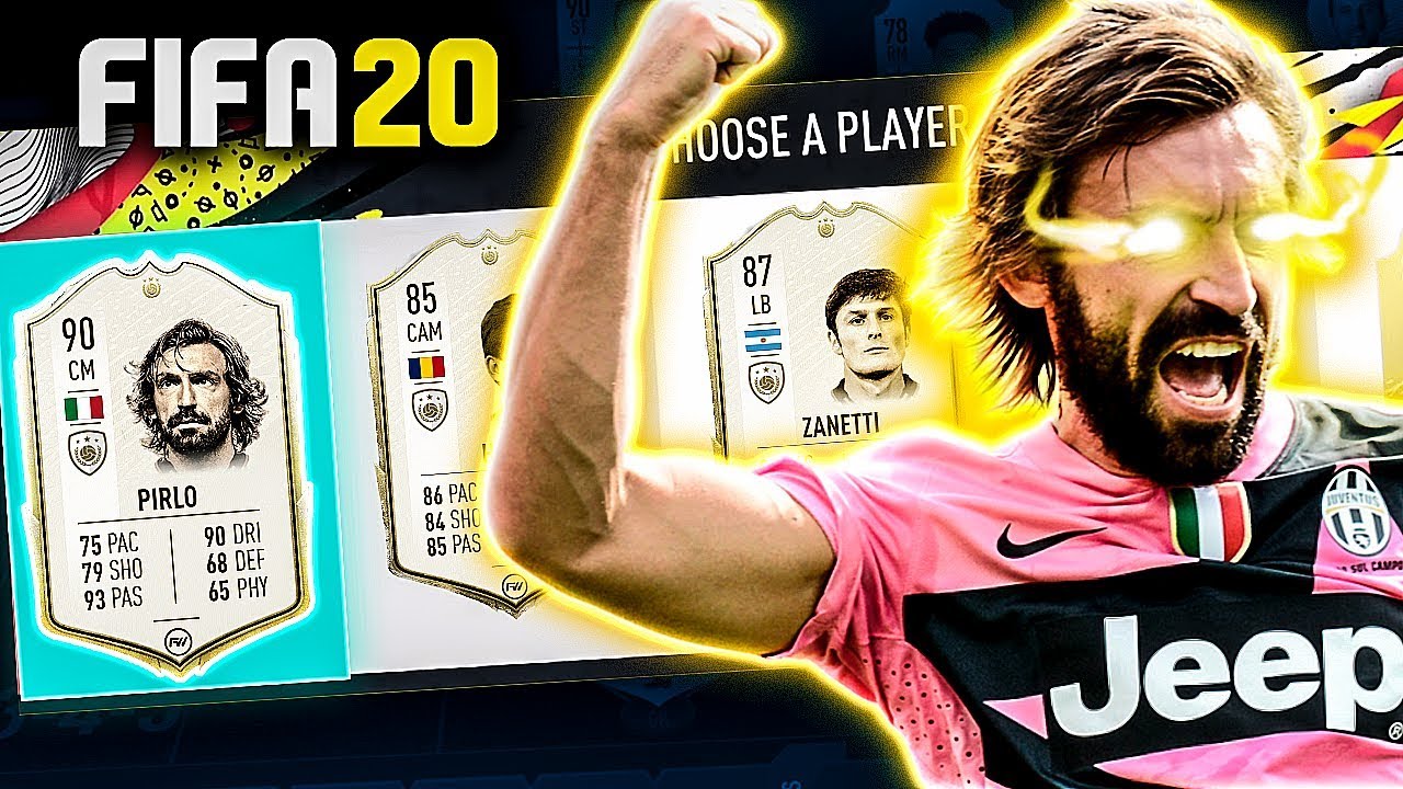 1932年 FIFA 20 FUT DRAFT DOS ICONS - MONTEI UM TIME CHEIO DE LENDAS!!!!
