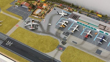 Build a realistic modelairport in 1/500 scale part 2, by @airportsforscale