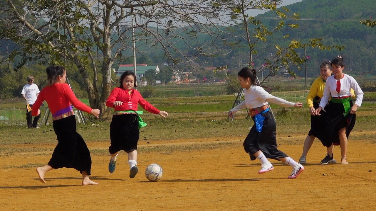 Trận chung kết bóng đá nữ kinh điển quần Mường mở rộng 2026 tại Hoà Bình cũ