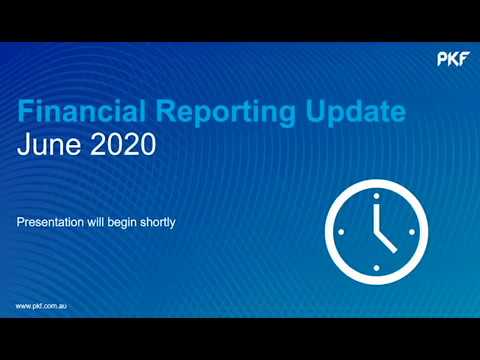 PKF Audit & Assurance - Financial Reporting - Technical Update 2020