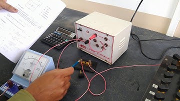 Conversion of Galvanometer into Voltmeter PU ll practical