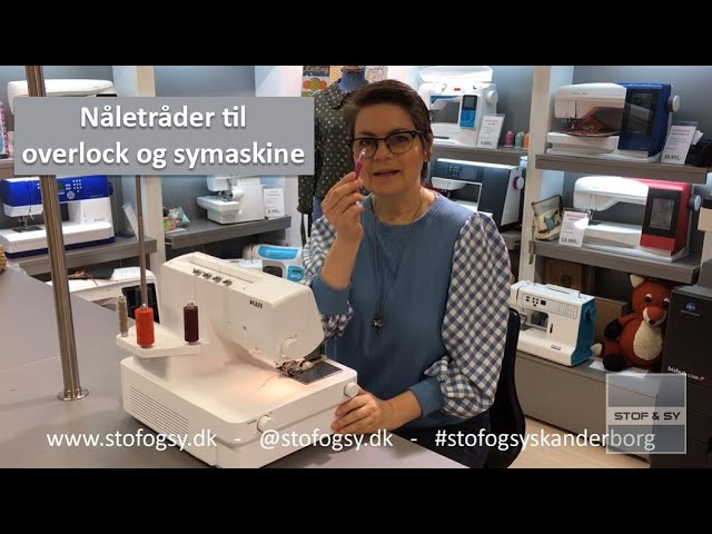 Nåletråder overlock og symaskine -