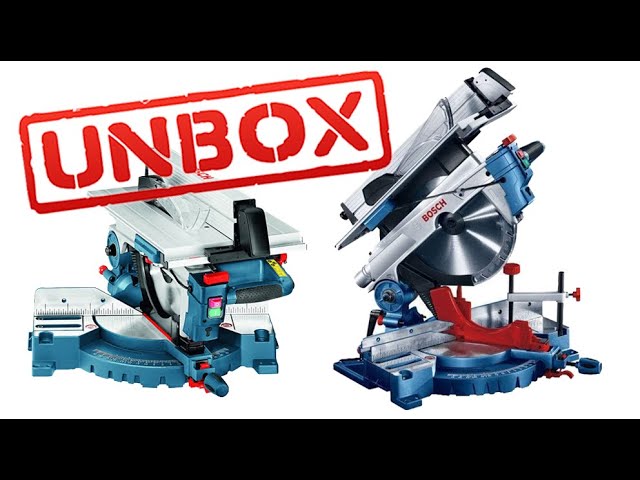 Bosch GTM 12 JL professional combination / Table saw - Unboxing & Review. - YouTube