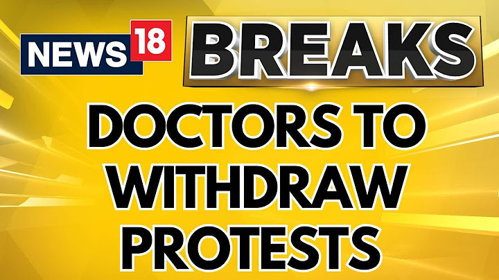 RG Kar Doctor Death Case | Protesting Doctors Decide To Withdraw Protests | Breaking News | News18