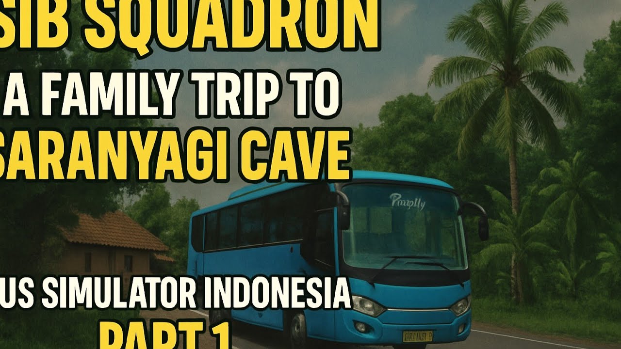 A Family Trip to Saranyagi Cave 🚍 | Bus Simulator Indonesia Gameplay – Part 1