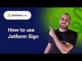 Jotform Sign Tutorial: How to Use Jotform Sign