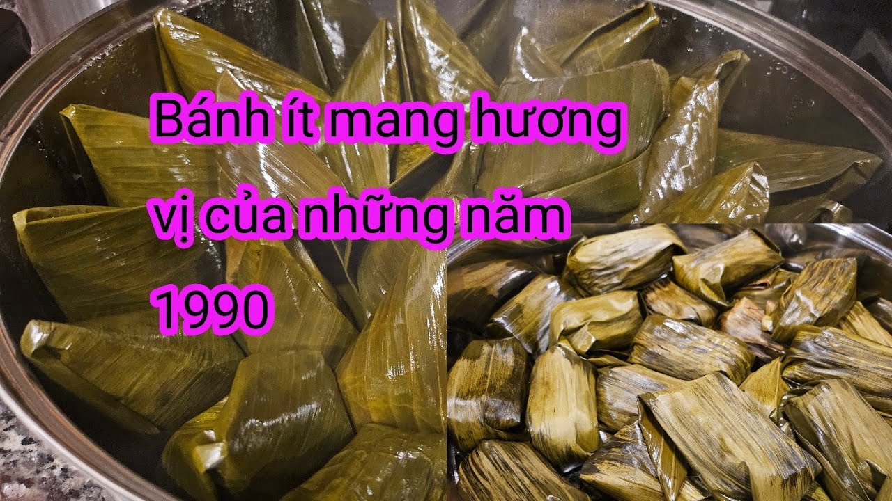 #656:Vào bếp làm bánh ít cho 3 ngày tết với hương vị ngày xưa. 