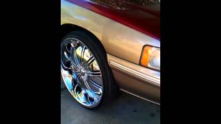 98 Cadillac Deville on 26's