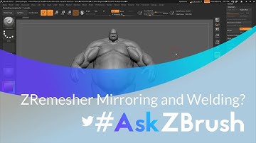 #AskZBrush: “Why has my ZRemesher started Mirroring and Welding?”