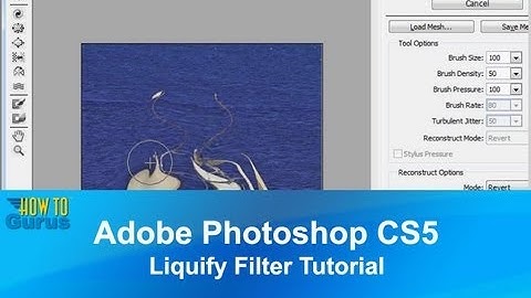 Adobe Photoshop CS5 Liquify Tutorial - How to use the Photoshop Liquify Filter