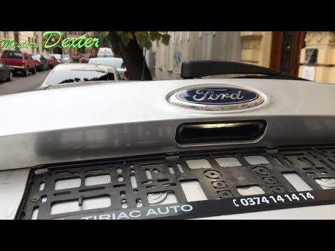 License plate light/open trunk button removal Ford Focus MK3