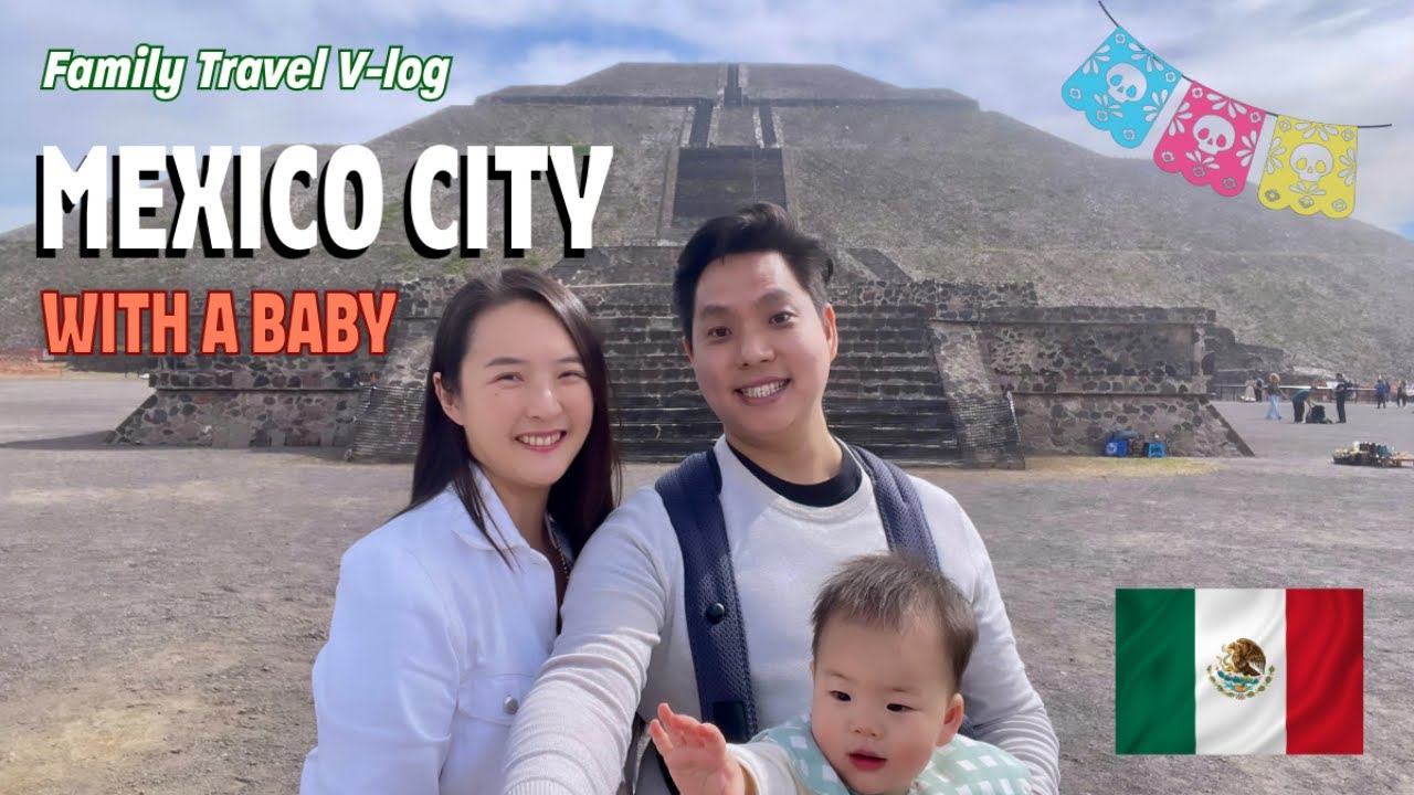 멕시코 시티 여행 브이로그 Mexico City Trip with a baby (Restaurants, Bars, Tacos & Tips) + Eng sub