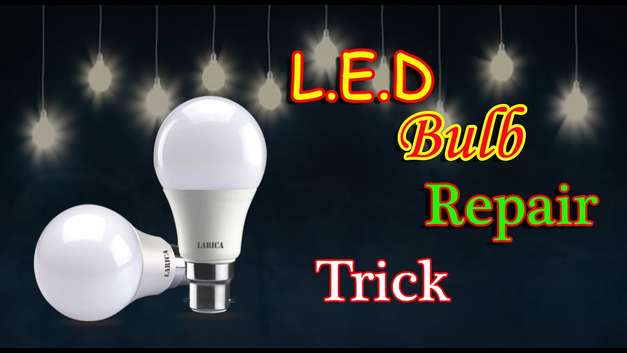 led bulb ko kaise theek karen.tec and vlogs YouTube