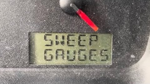 F150 How To Reset The Gauges. Hidden Test Mode. Sweep The Gauges.