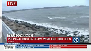 Southeast CT prepares for heavy rain and high tides