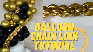 HOW TO MAKE BALLOON CHAIN LINKS | TUTORIAL | Temu Haul