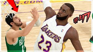 CRAZY LeBron James CONTACT  POSTERIZER DUNK! Scoring 65+ on HOF! NBA 2k20 MyCAREER Ep. 47