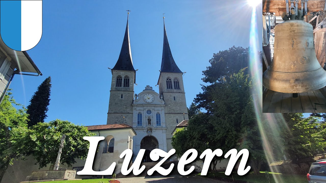 Luzern (CH - LU) Glocken der kath. Hofkirche St. Leodegar