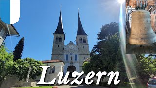 Luzern (CH - LU) Glocken der kath. Hofkirche St. Leodegar