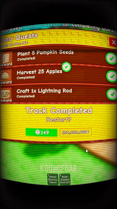 Bone Blossom Quest Complete☠️ #growagarden #fyp #shorts #viralvideo