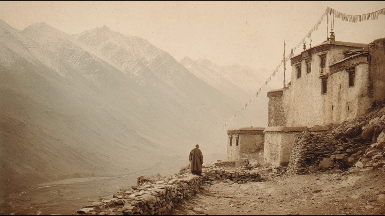 What Tibetan Monks Said When They Watched a Village Vanish From the Mountains In One Night
