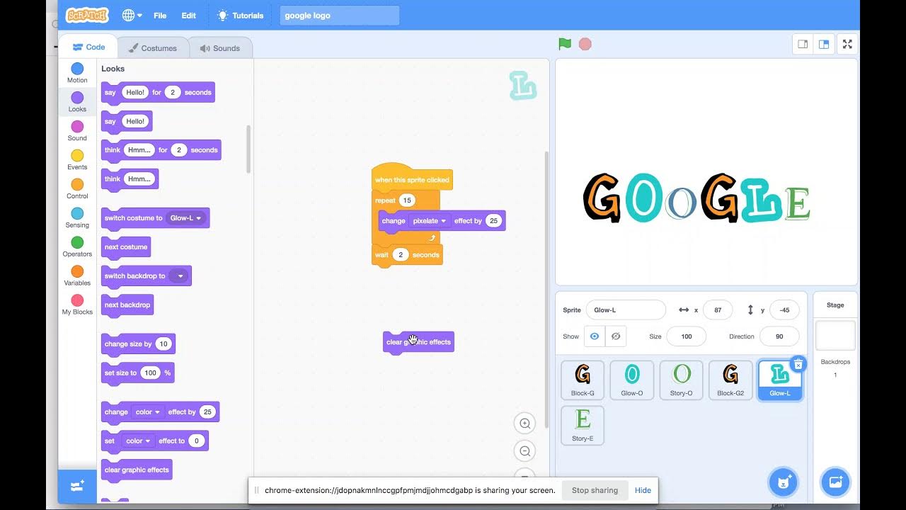 How to make your own google logo on scratch youtube