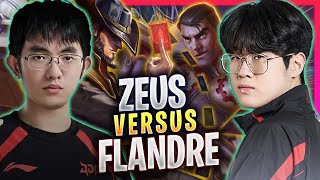 T1 ZEUS vs JDG FLANDRE! - T1 Zeus Plays Jayce TOP vs JDG Flandre Twisted Fate! | Season 2024