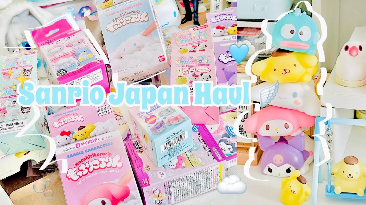🩵✨ Tokyo shopping Haul ☁️ Sanrio edition 🫧 Weekly unboxing Vlog