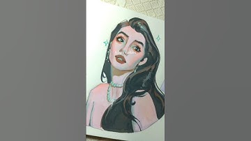 daily practice with acrylic markers