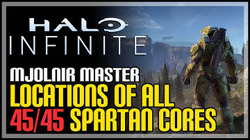All Spartan Core Locations Halo Infinite (Mjolnir Master Achievement)