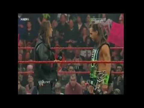 Bret Hart on Raw 2010 2/3