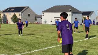 Tefft at Kenyon Woods 8th grade first half