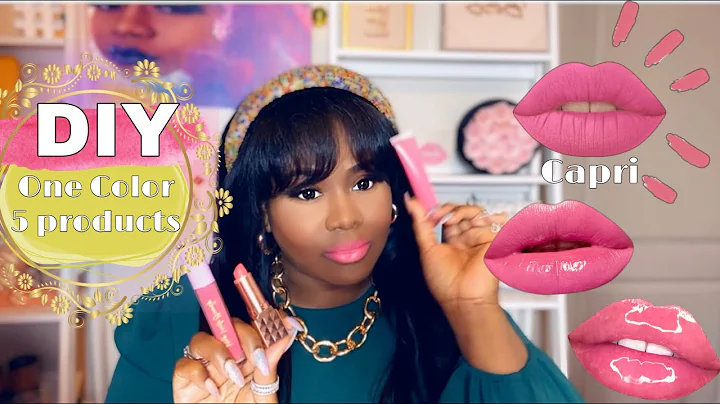 Watch me make cream lipgloss, bullet lipstick, liq...