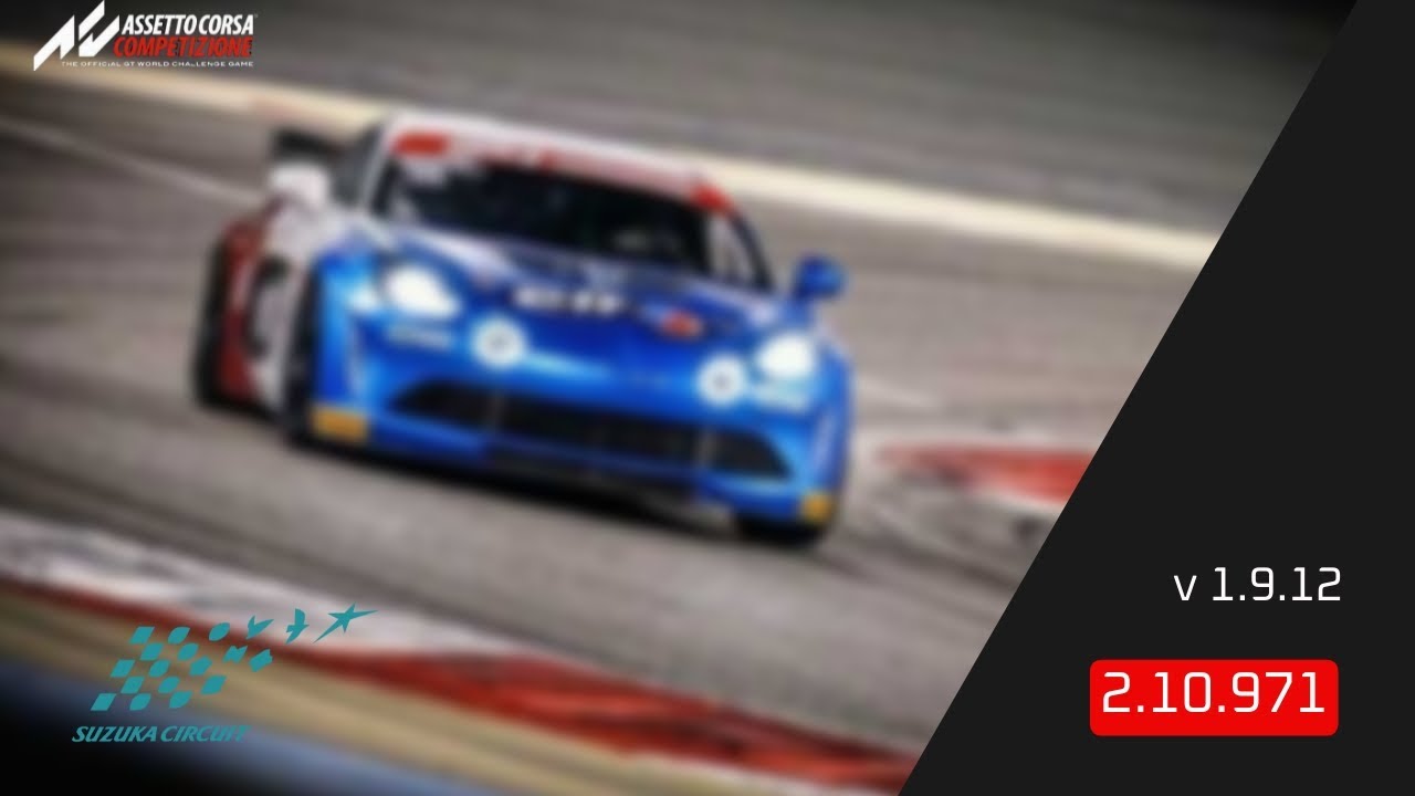 Alpine A110 GT4 Suzuka Circuit Hotlap + Setup Assetto Corsa competizione