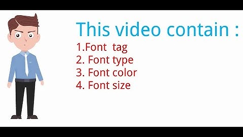 How to use font tag in html lesson 2 @ html in hindi with lavyansh