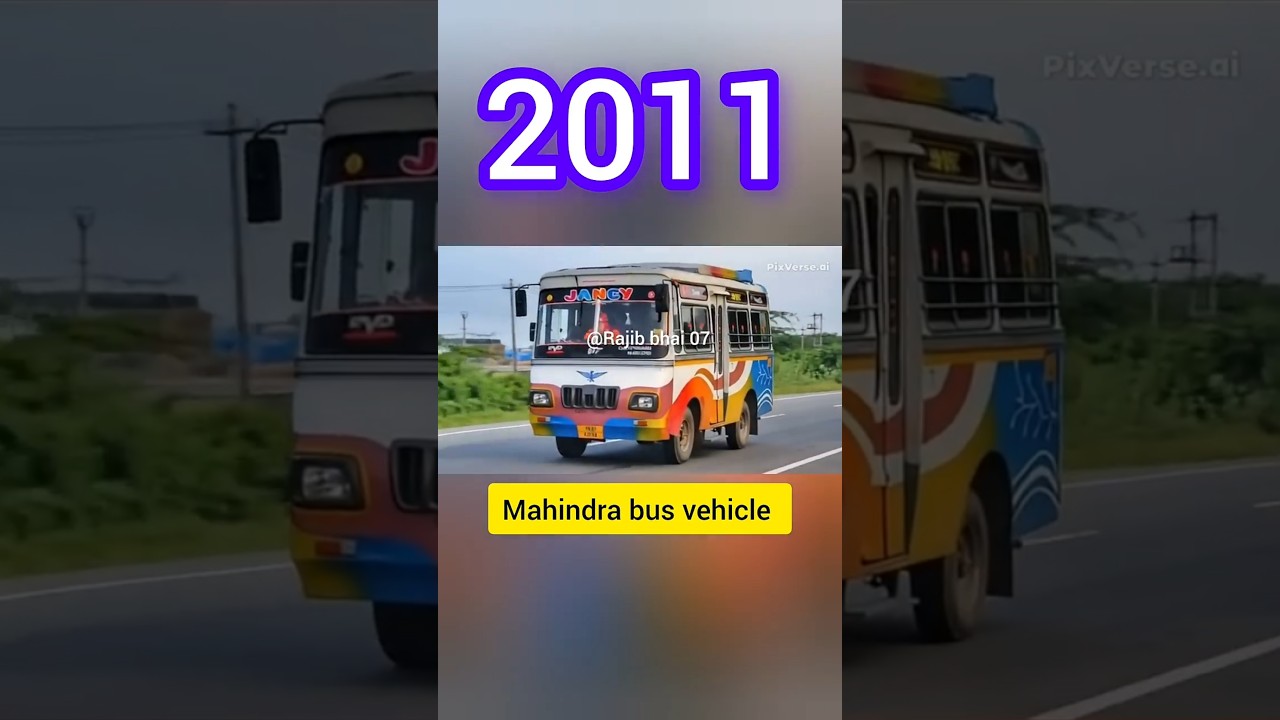 Mahindra Bus Evolution (1981&ndash;2026)  Journey of Power & Progress 🔥⚡ #shortvideo