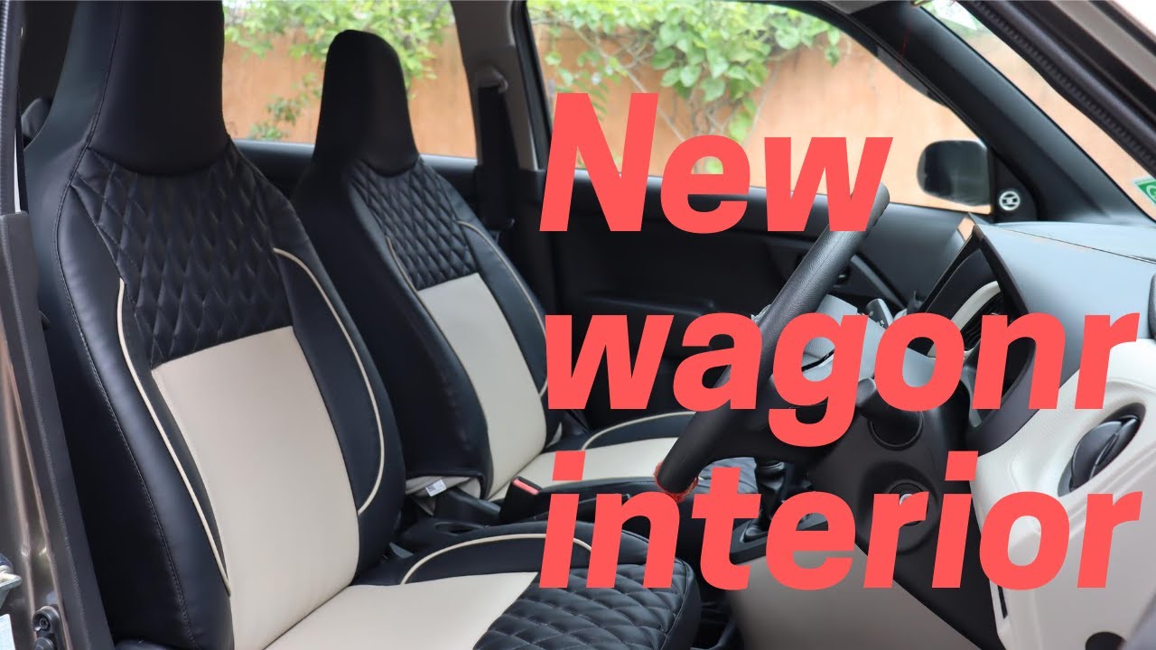 New Wagon R interior with seat cover YouTube