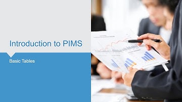 Aspen PIMS How-To 05 - Basic Tables