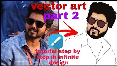 vector art tutorial step by step in infinite design/part 2 / tamil