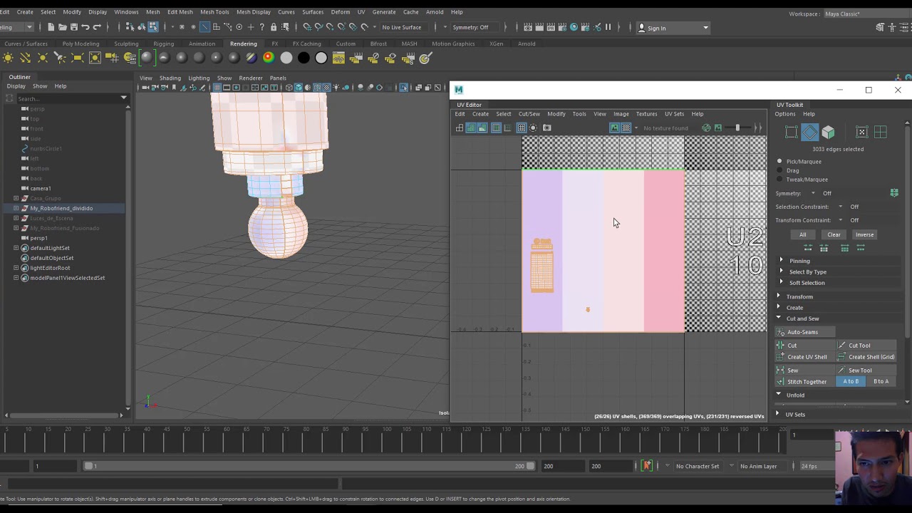 Straighten Uvs Maya 2020 - YouTube