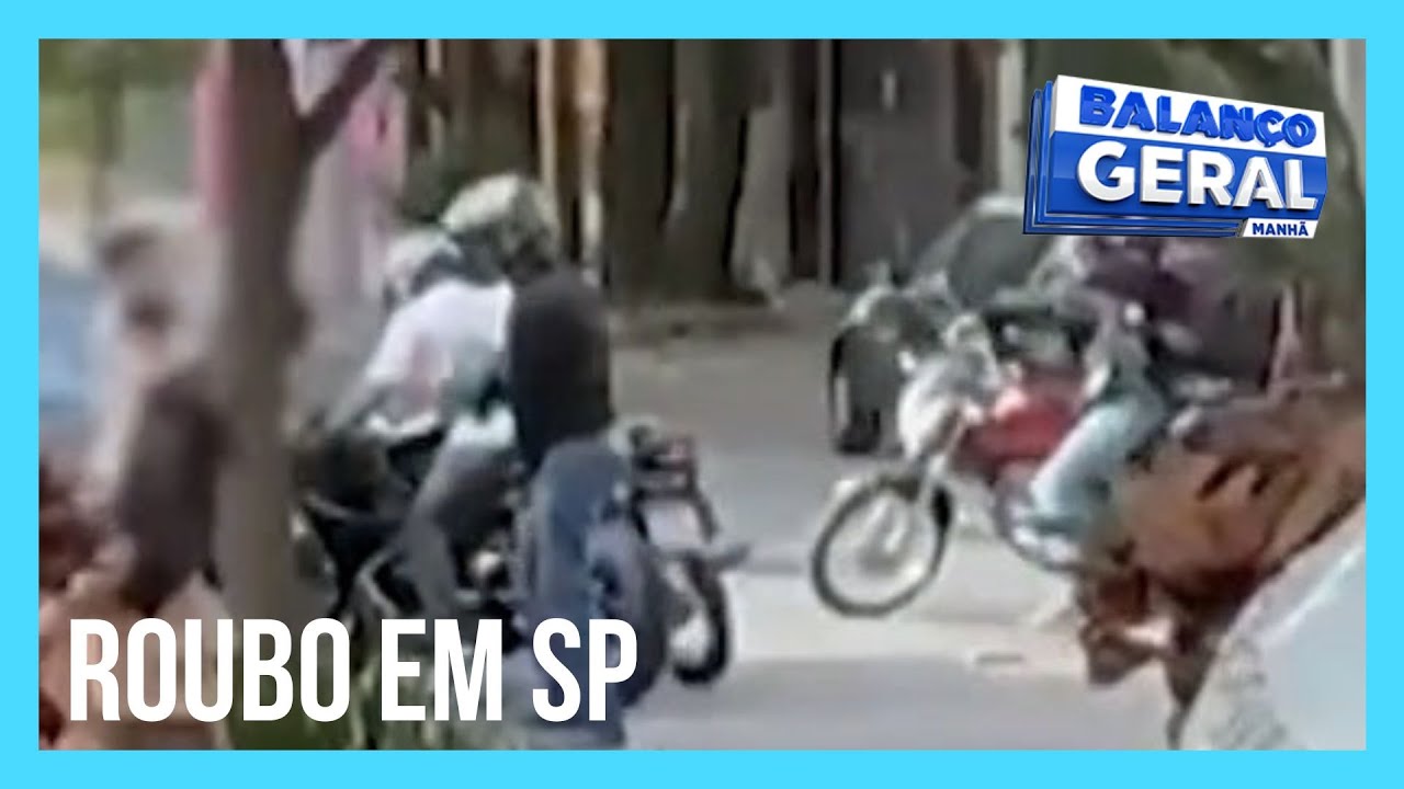 Casal é assaltado por ladrões de moto em São Paulo